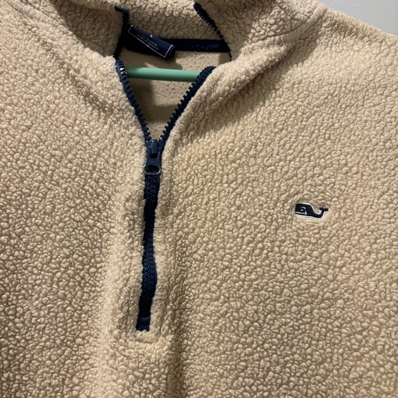 Vineyard Vines Sherpa 1/4 Zip Pullover - Picture 3 of 6